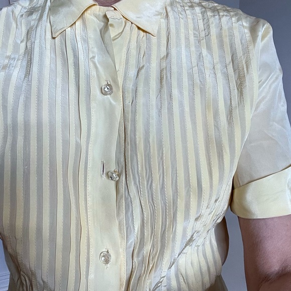 Vintage yellow blouse - Picture 2 of 4